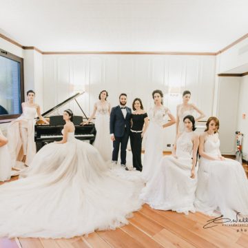 Preview della Collezione Sposa 2019 di Alessandro Tosetti tutta Made in Como