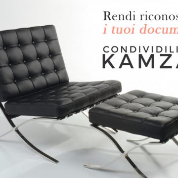 Il design non è solo al Salone del Mobile, ma anche nei press kit. Kamzan lancia il primo sistema di “sync&share” che mette in evidenza prodotti e brand