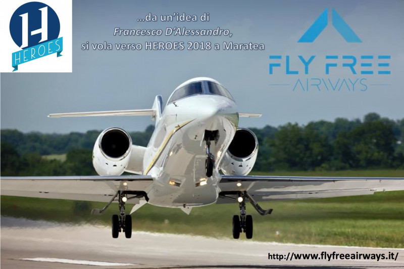 Spicca il volo FlyFreeAirways e si presenta ad HEROES 2018 la nuova piattaforma di Flight Sharing On Demand in Real Time