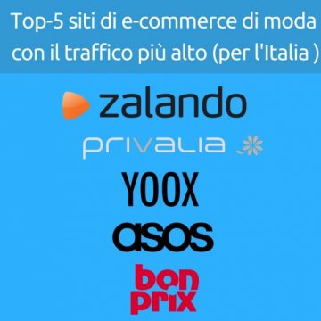 Fashion: ecco i 25 siti dove gli italiani fanno shopping