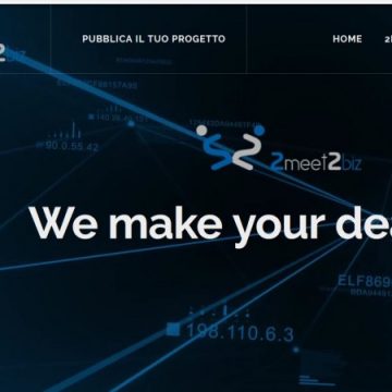 Nasce 2Meet2Biz.com, il primo marketplace per investitori e aziende