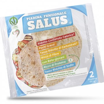 Nasce la Piadina Funzionale Salus®, che grazie ad un mix di farine permette di combattere il colesterolo