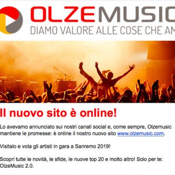 Sanremo, torna la classifica popolare di OLZEMUSIC