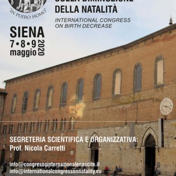 I° Congresso Internazionale sulla diminuzione della natalità: Cause, conseguenze e prospettive