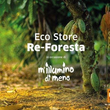 ECO STORE RE-FORESTA PER M’ILLUMINO DI MENO 2020