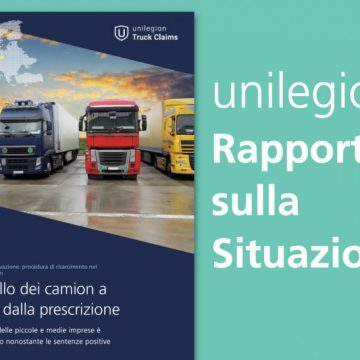 Rapporto sul cartello dei camion: Quattro mesi alla prescrizione, un milione di camion in tribunale, ma piccole e medie imprese ancora inattive.