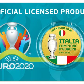 CONIATA UNA MEDAGLIA PER ITALIA CAMPIONE D’EUROPA EURO 2020