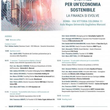 LA TRASFORMAZIONE DIGITALE PER UN’ECONOMIA SOSTENIBILE