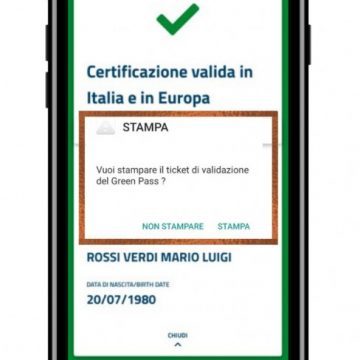 L’azienda milanese Zenyth dopo GPCheck (sistema automatico di lettura del Green Pass) lancia la prima App che snellisce i controlli del super green pass attraverso la stampa di un ticket cartaceo