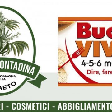 Canapa Contadina presente alla mostra “BuonVivere” a Piacenza Expo dal 4 al 6 marzo 2022