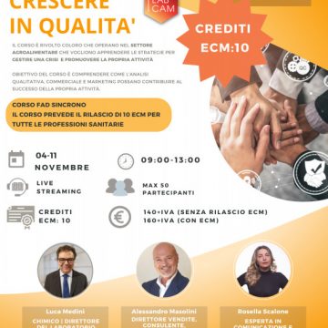 “Crescere in qualità” due giornate di formazione con rilascio crediti formativi per le professioni sanitarie