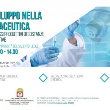 Conferenza EUROAPI. Ricerca e sviluppo nella filiera farmaceutica: miglioramento dei processi produttivi in relazione alle sostanze farmacologicamente attive.