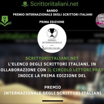 Scrittori Italiani in collaborazione col Circolo Prato danno il via alla prima edizione del:  “Premio Internazionale degli Scrittori Italiani”