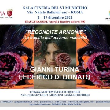 “Fragilità maschile” – Evento promosso dal Municipio VI delle Torri (RM) in collaborazione con ARTEMONDO dal 2 al 17 dicembre 2022