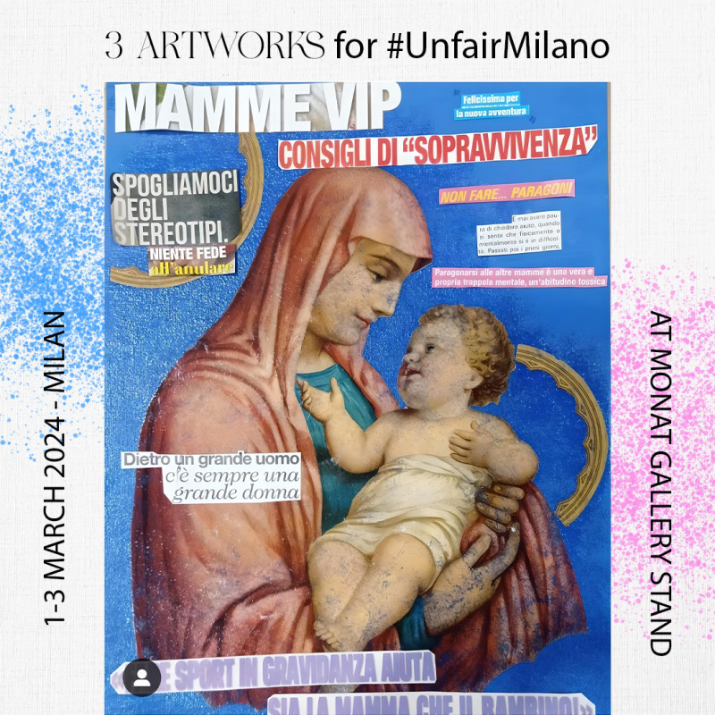 Azia Maria Sammartano è ad (un)fair – Monat Gallery, 01-03 marzo 2024. Superstudio MAXI. Milano