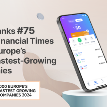 Jeton è al 75° posto nella classifica stilata dal Financial Times delle 1000 aziende europee a più rapida crescita