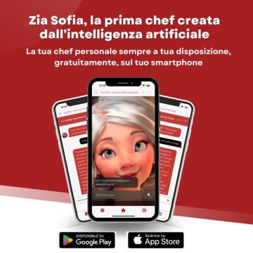 Arriva l’app di Zia Sofia: la prima chef creata dall’intelligenza artificiale che esplora le tradizioni culinarie italiane