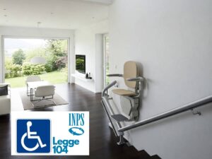 legge 104 montascale
