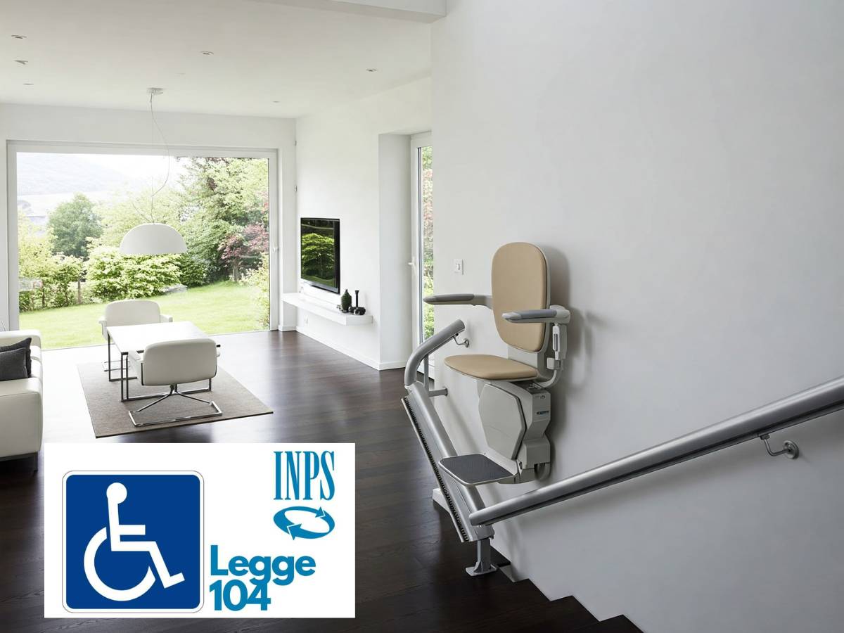 legge 104 montascale