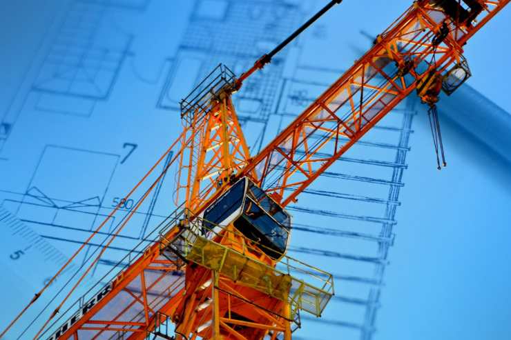 gru e mappa cantiere