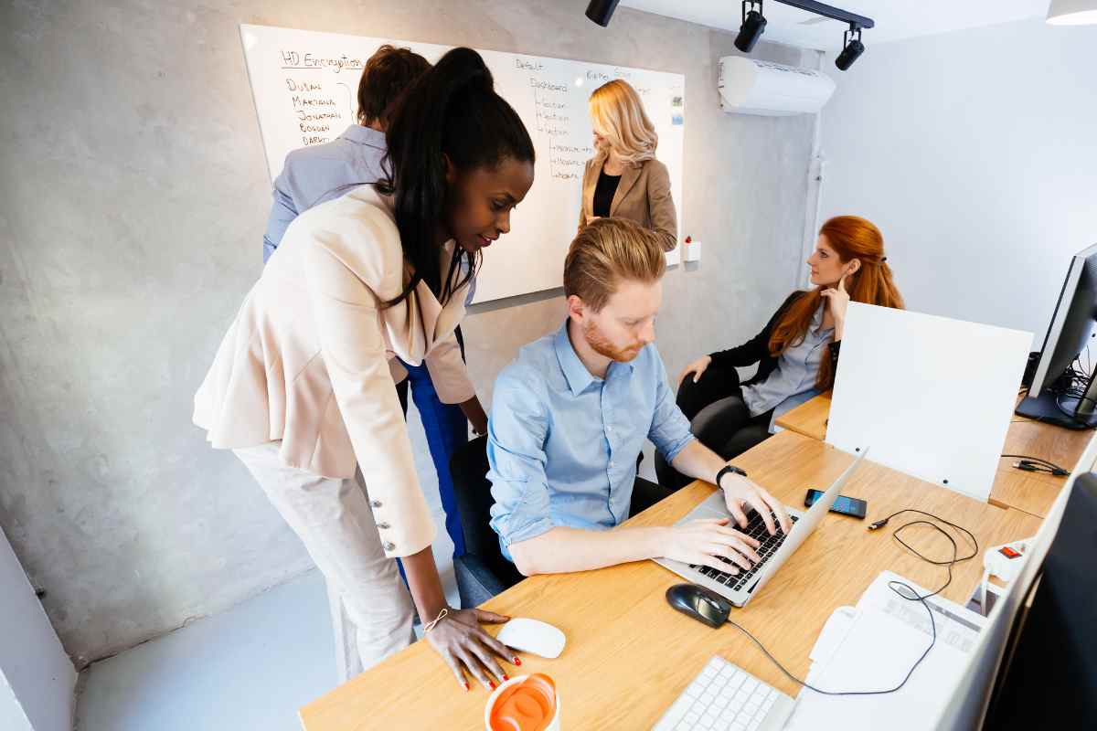 Persona in ufficio 