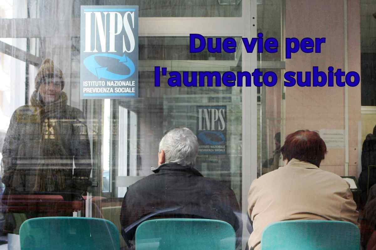 ufficio inps e scritta 