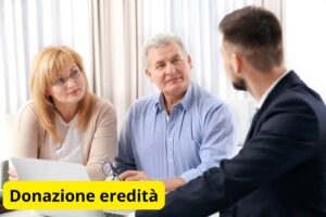 donazione eredità