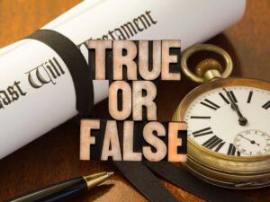testamento falso vero