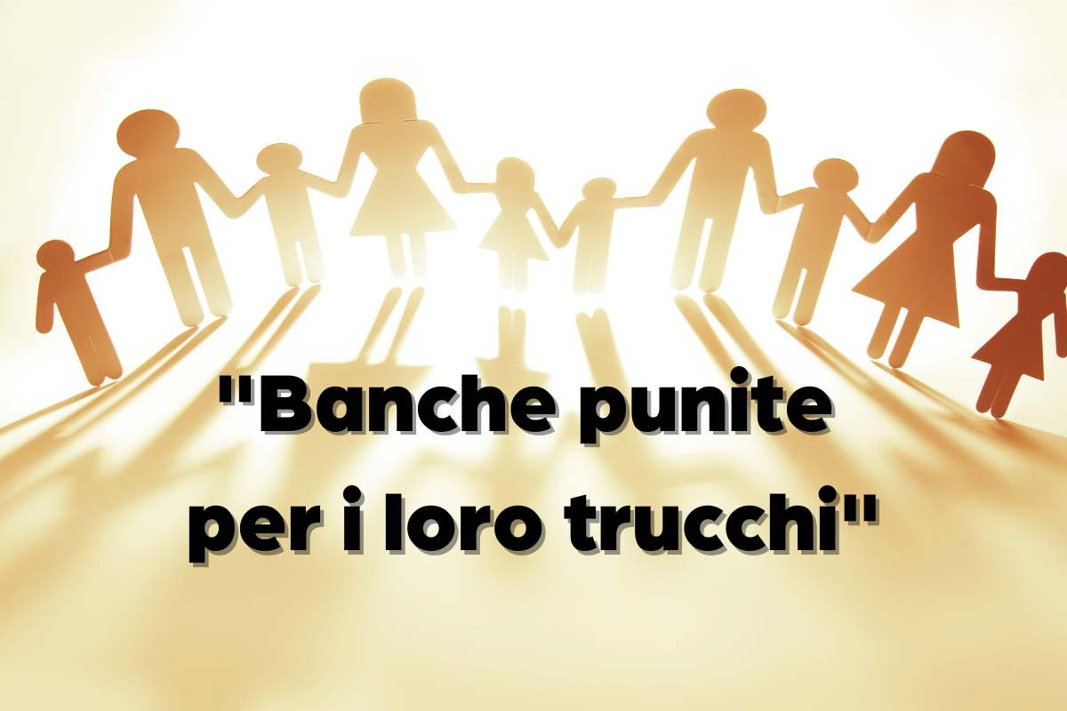 famiglia e scritta 