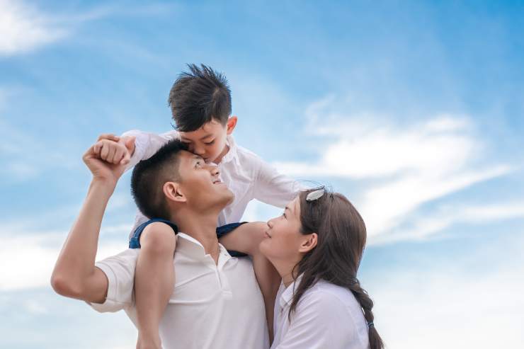 famiglia felice 